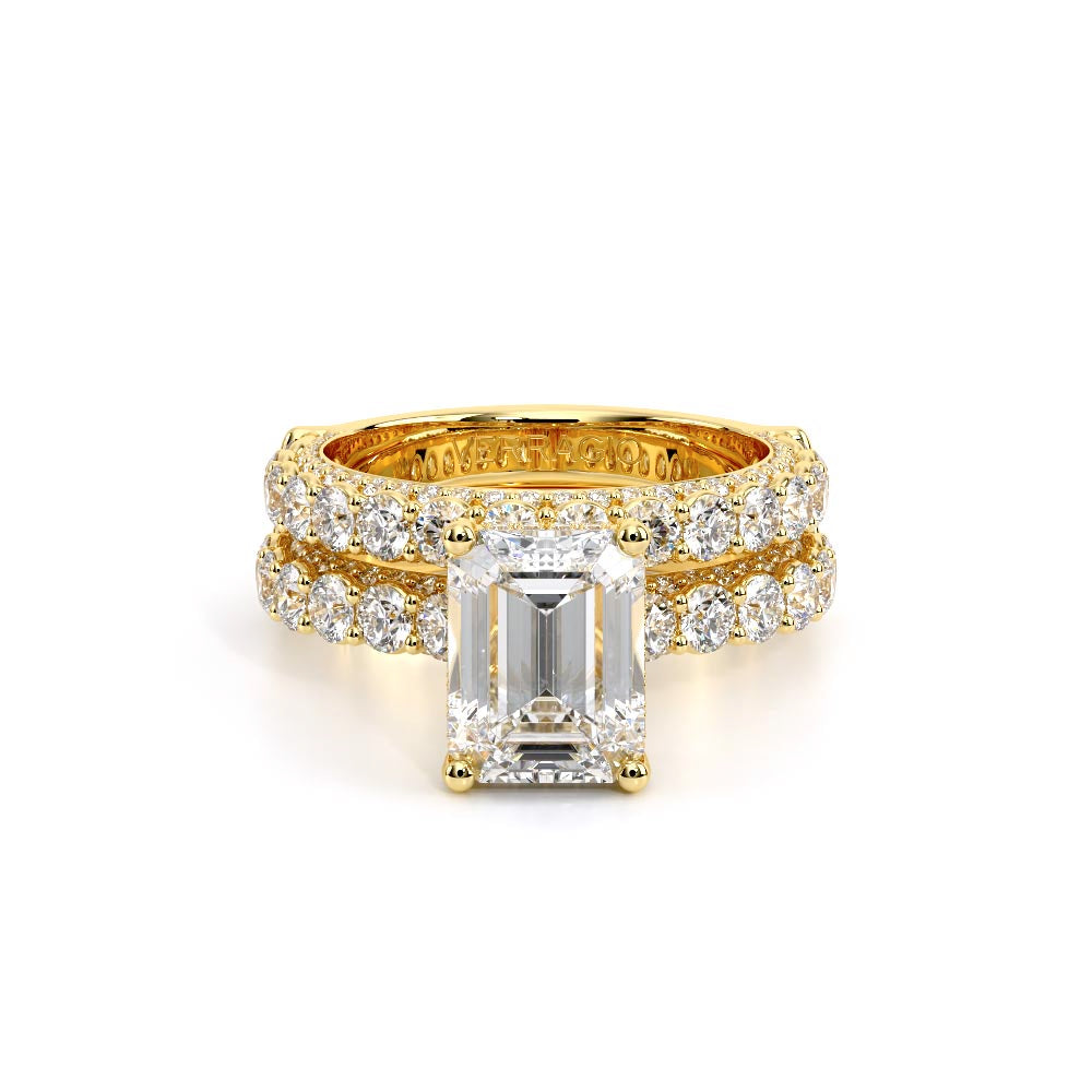 Couture-0489EM25-14K Yellow Gold Emerald