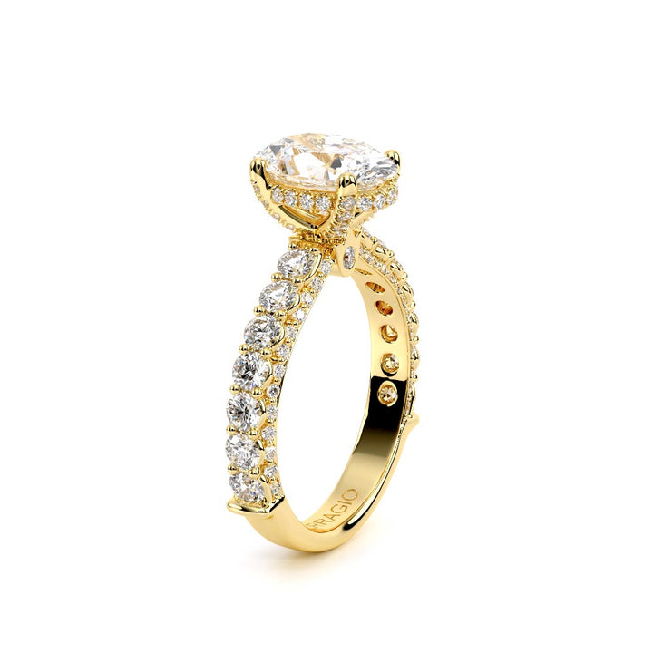 Couture-0489OV25-14K Yellow Gold Oval