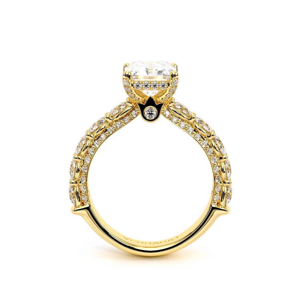 Couture-0489EM34-18K Yellow Gold Emerald