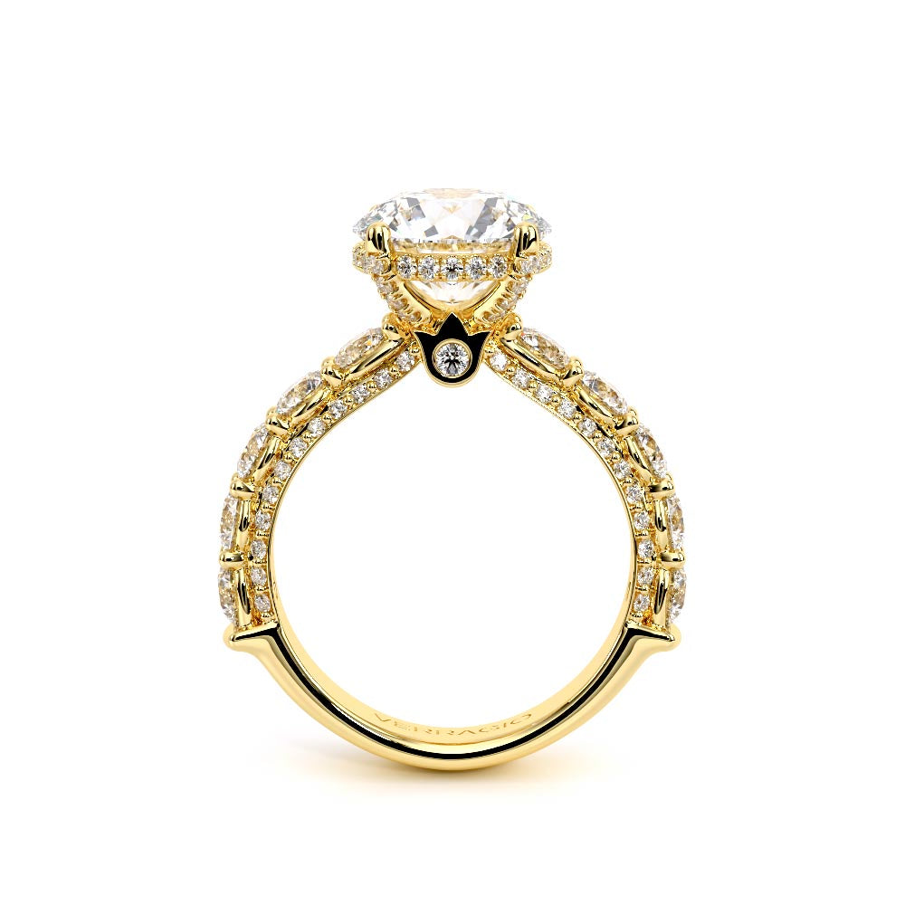Couture-0489R34-18K Yellow Gold Round