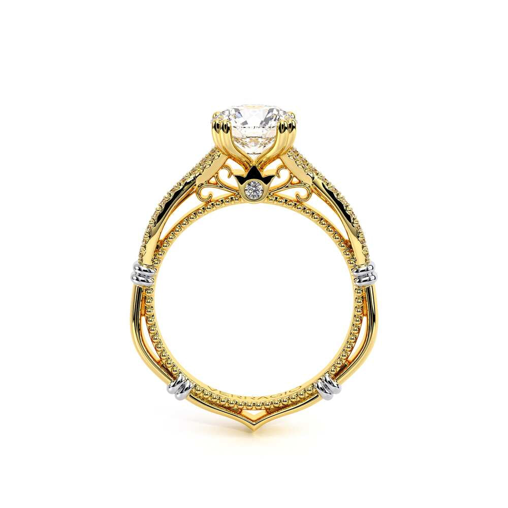 Parisian-105r-18k Yellow Gold Round