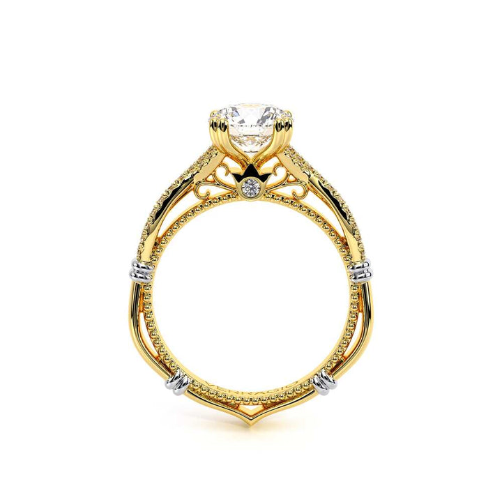 Parisian-105r-14k Yellow Gold Round