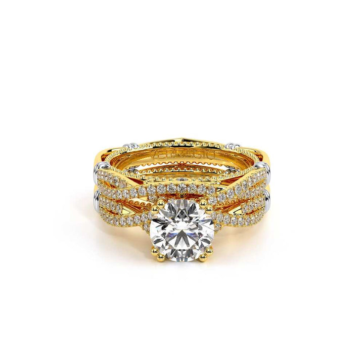 Parisian-105r-14k Yellow Gold Round