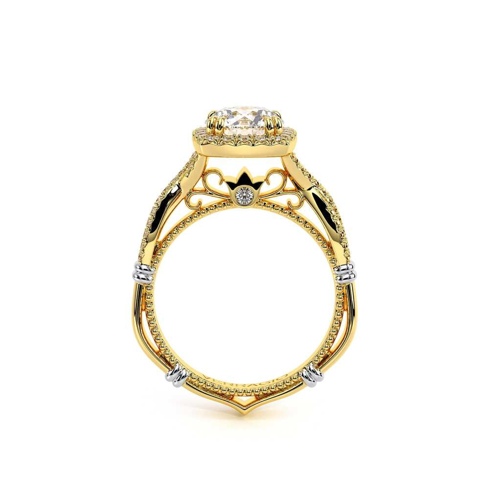 Parisian-106cu-18k Yellow Gold Cushion