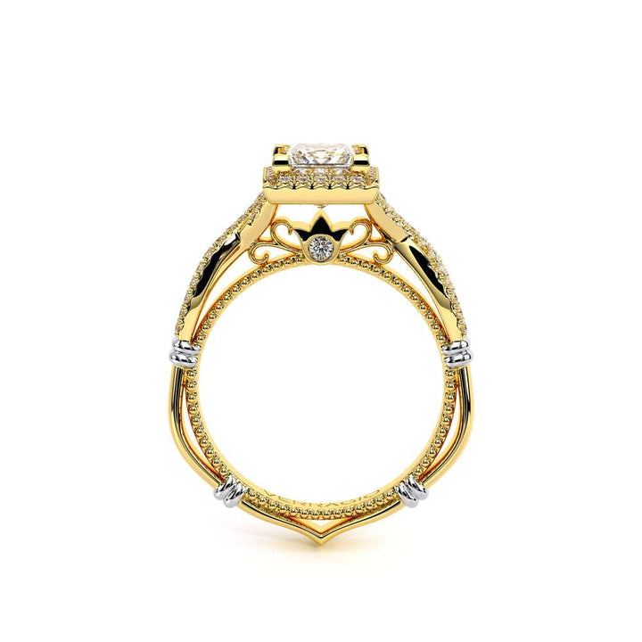 Parisian-106p-18k Yellow Gold Princess