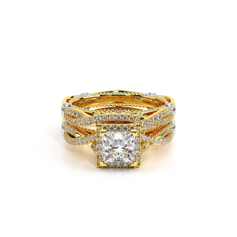 Parisian-106p-14k Yellow Gold Princess