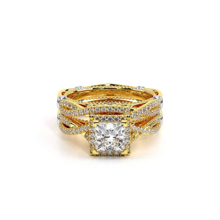 Parisian-106p-14k Yellow Gold Princess