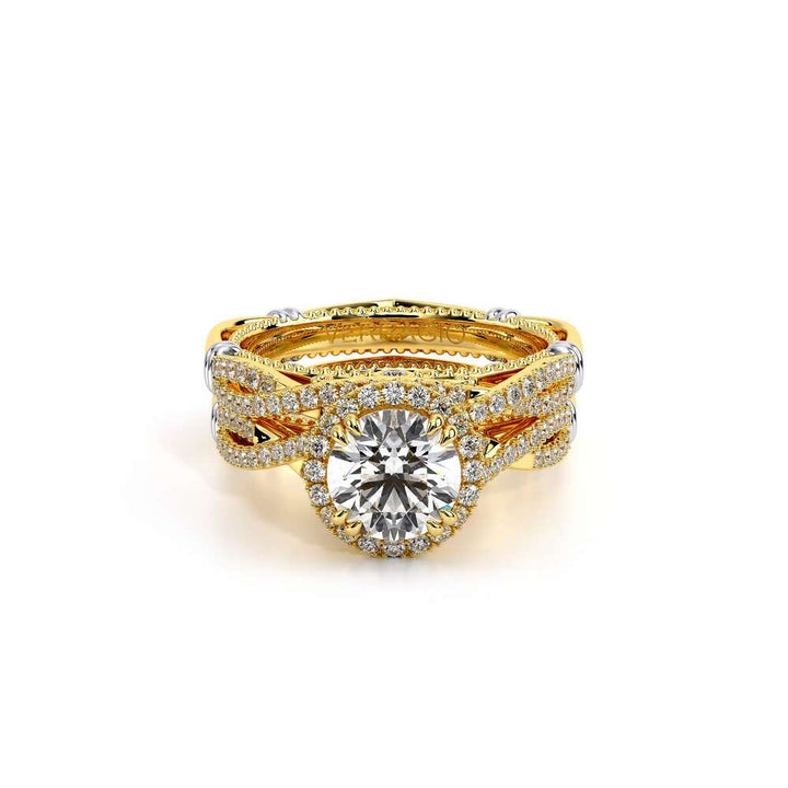 Parisian-106r-18k Yellow Gold Round
