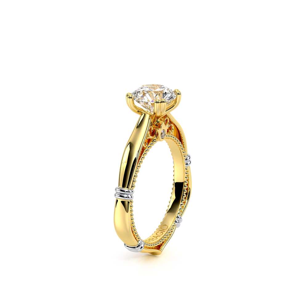 Parisian-120r-18k Yellow Gold Round