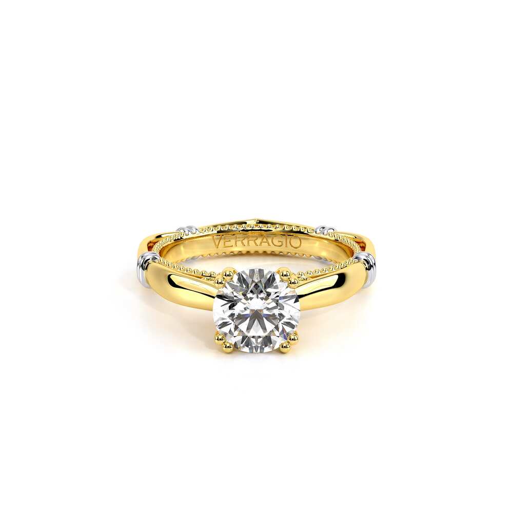Parisian-120r-18k Yellow Gold Round