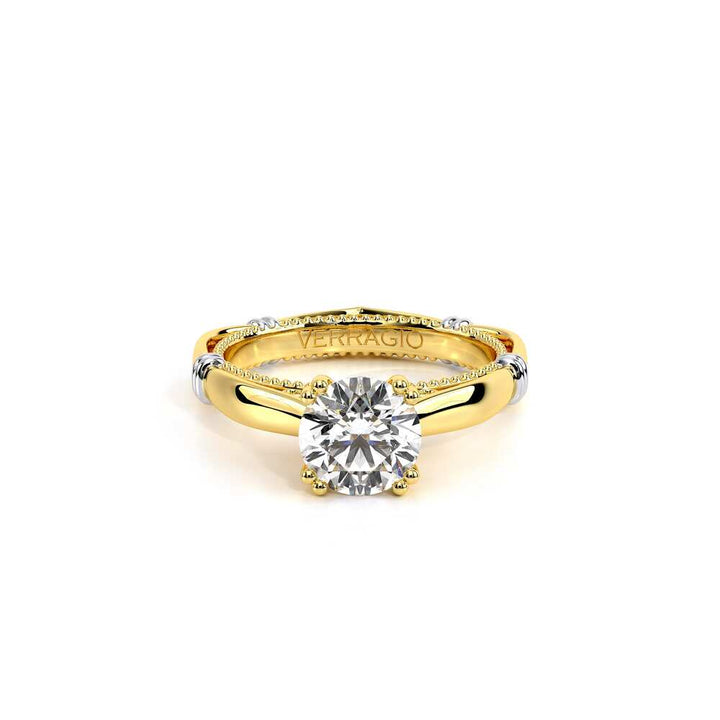 Parisian-120r-18k Yellow Gold Round