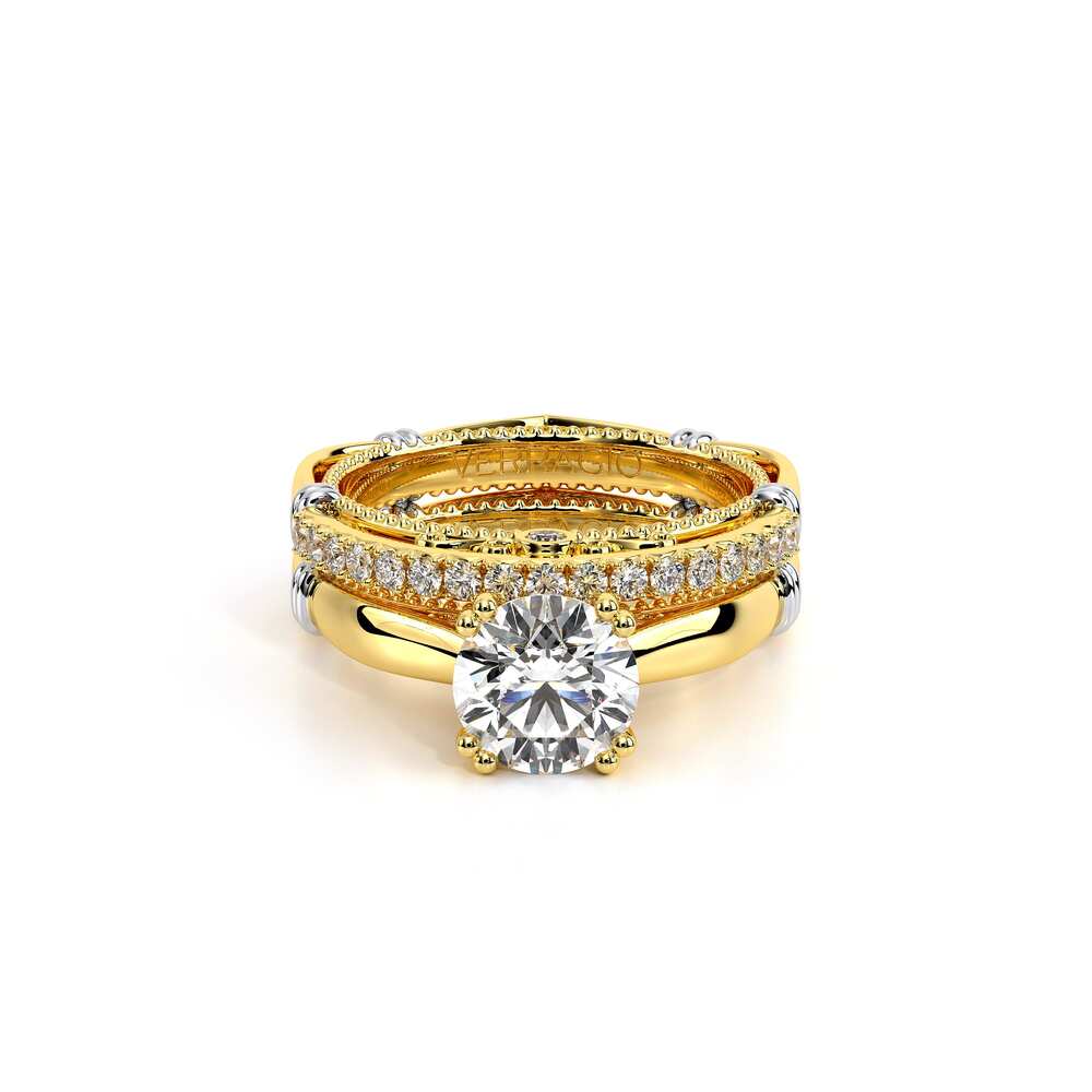 Parisian-120r-18k Yellow Gold Round
