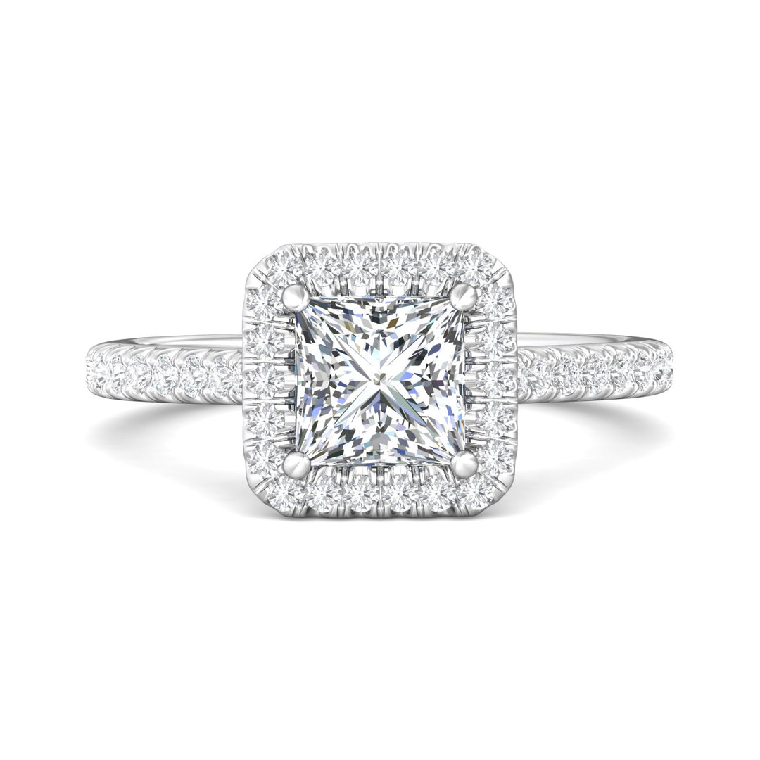 Platinum White Micropave Halo Engagement Ring from the Micropave Halo collection - VM03_PlatW_AsHPr_6.0_Prm_H-I_SI1