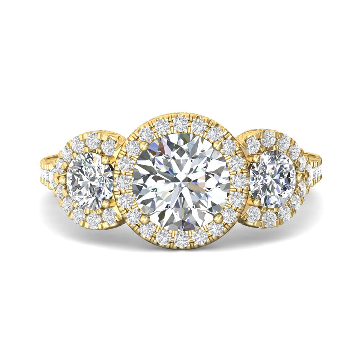 14K Gold Yellow Encore Engagement Ring from the Encore collection - VT02-AENG_14KY_RdH_7.5_Prm_H-I_SI1