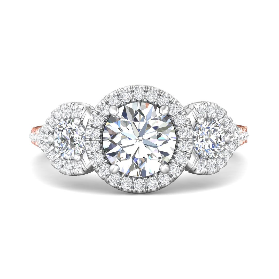 18K Gold White/Pink Encore Engagement Ring from the Encore collection - VT02-AENG_18KWP_RdH_7.5_Prm_H-I_SI1