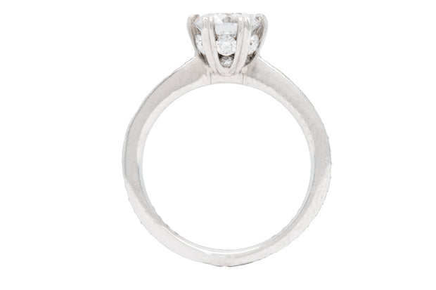 18 Karat White Gold Engagement Ring by Ritani