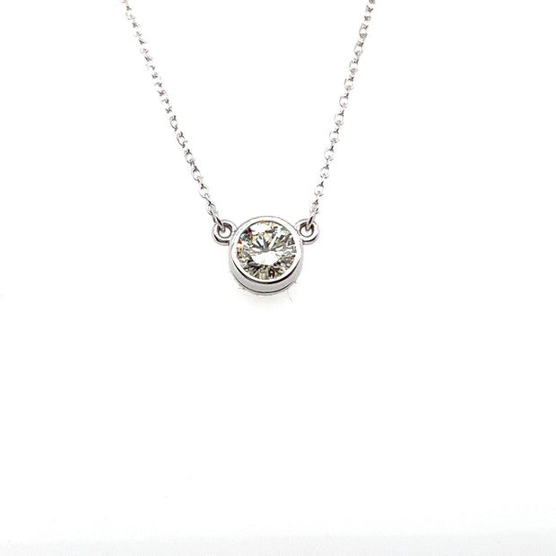 White Gold and Diamond Pendant