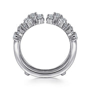 Gabriel & Co. AN12544S-W44JJ 14K White Gold Diamond Ring Enhancer