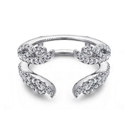 Gabriel & Co. AN12551M-W44JJ 14K White Gold Diamond Ring Enhancer