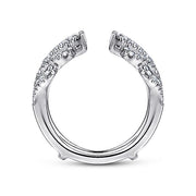 Gabriel & Co. AN12551M-W44JJ 14K White Gold Diamond Ring Enhancer
