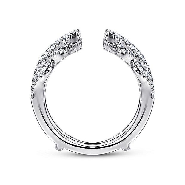 Gabriel & Co. AN12551M-W44JJ 14K White Gold Diamond Ring Enhancer