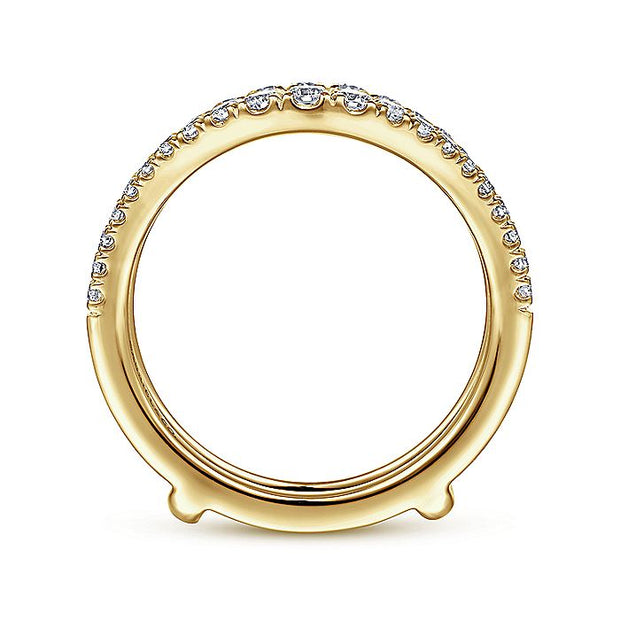 Gabriel & Co. AN14749M-Y44JJ 14K Yellow Gold Diamond Ring Enhancer