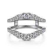 Gabriel & Co. AN14750M-W44JJ 14K White Gold Diamond Ring Enhancer