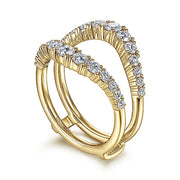 Gabriel & Co. AN14750M-Y44JJ 14K Yellow Gold Diamond Ring Enhancer