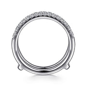 Gabriel & Co. AN15821M-W44JJ 14K White Gold Diamond Ring Enhancer