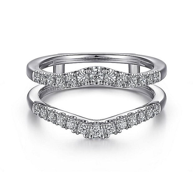Gabriel & Co. AN15824M-W44JJ 14K White Gold Diamond Ring Enhancer