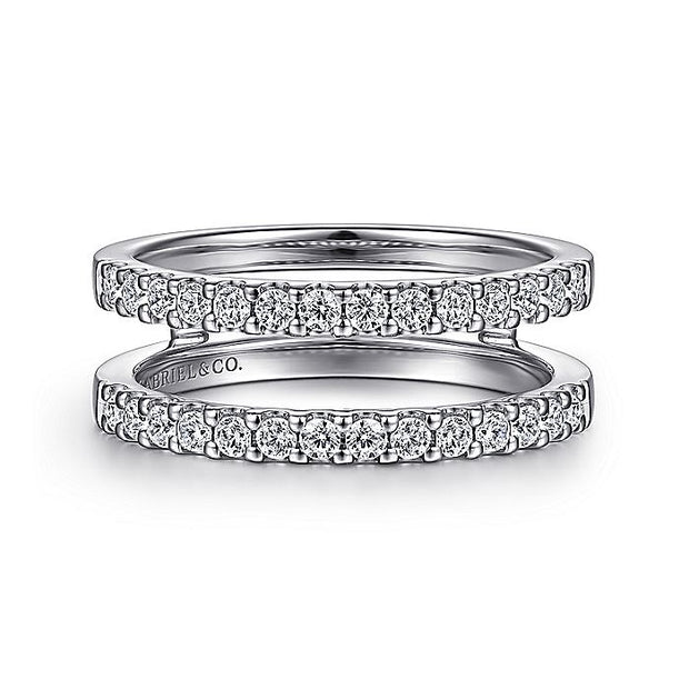 Gabriel & Co. AN15829M-W44JJ 14K White Gold Diamond Ring Enhancer
