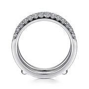 Gabriel & Co. AN15829M-W44JJ 14K White Gold Diamond Ring Enhancer