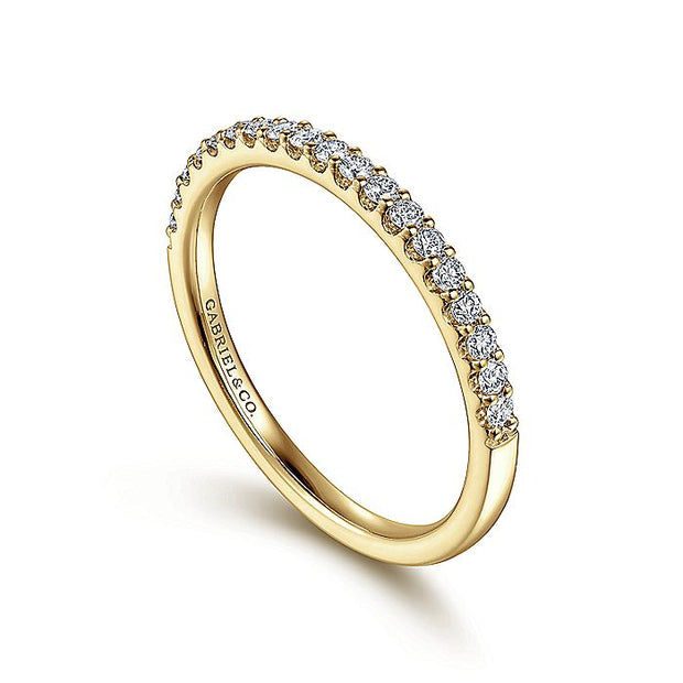 Gabriel & Co. AN7577Y44JJ 14K Yellow Gold Diamond Anniversary Band