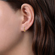 Gabriel & Co. EG14292Y4JJJ 14K Yellow Gold Plain Earrings