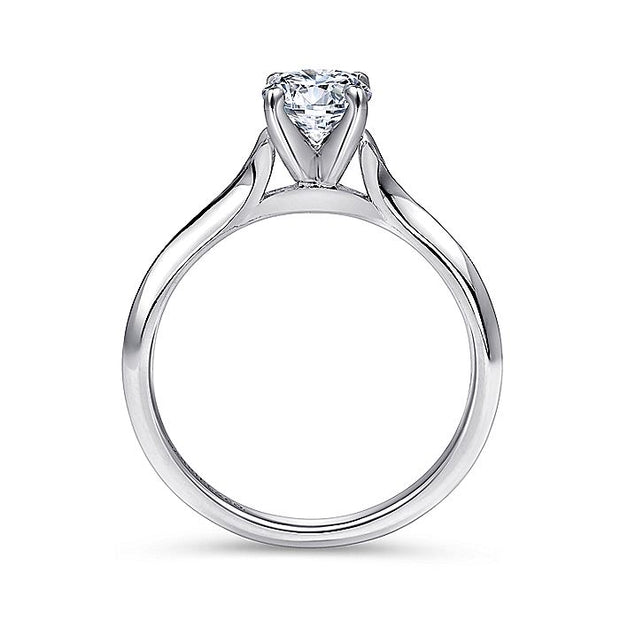 Gabriel & Co. ER11832R3W4JJJ 14K White Gold Round Diamond Engagement Ring