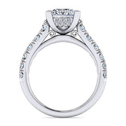 Gabriel & Co. ER12299S6W44JJ 14K White Gold Princess Cut Diamond Engagement Ring