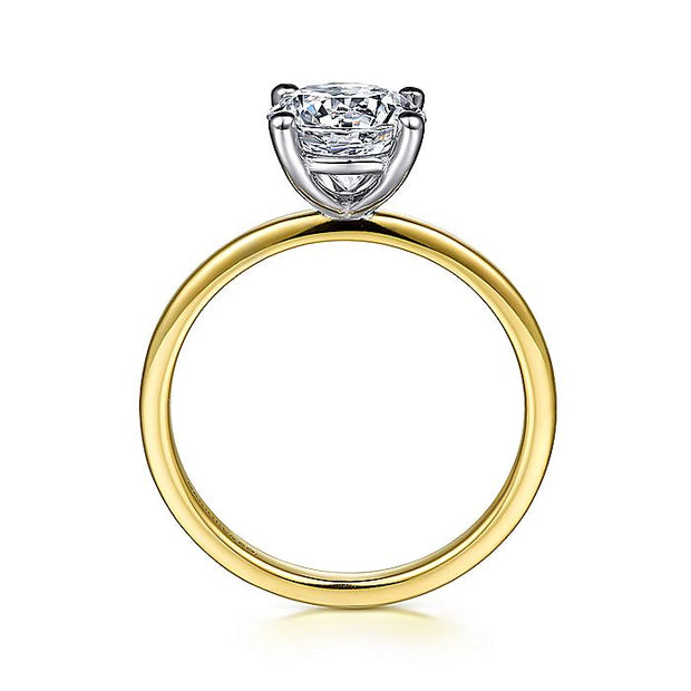 Gabriel & Co. ER15960R6M4JJJ 14K White-Yellow Gold Diamond Engagement Ring