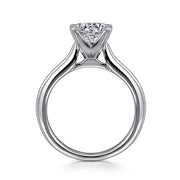 Gabriel & Co. ER6684R6W4JJJ 14K White Gold Round Diamond Engagement Ring