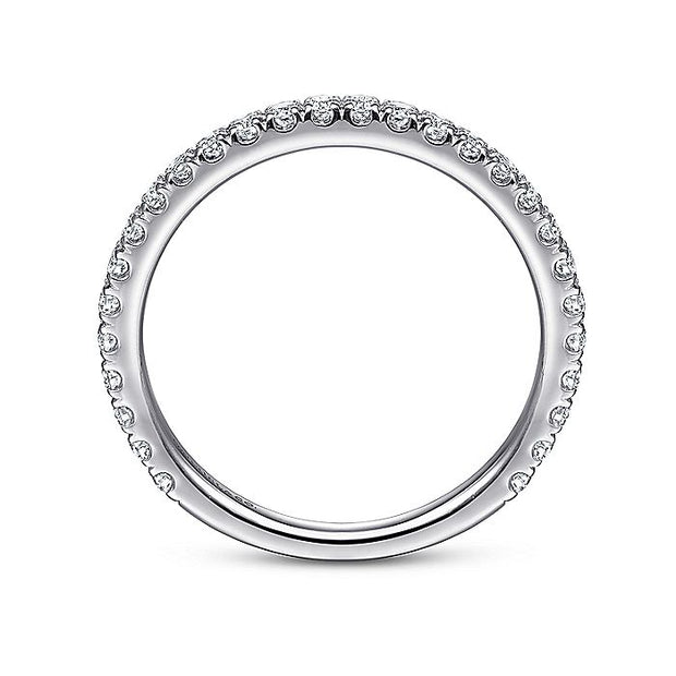 Gabriel & Co. LR50992W45JJ 14K White Gold Stackable Diamond Ring