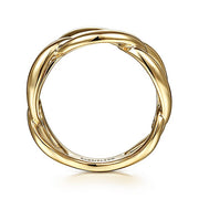 Gabriel & Co. LR51880Y4JJJ 14K Yellow Gold Chain Link Ring