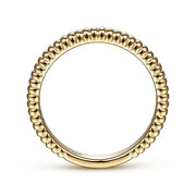 Gabriel & Co. LR51928Y4JJJ 14K Yellow Gold Textured Stackable Ring