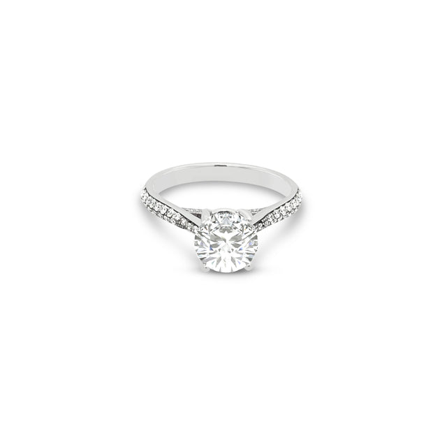 Platinum Engagement Ring by Jeff Cooper