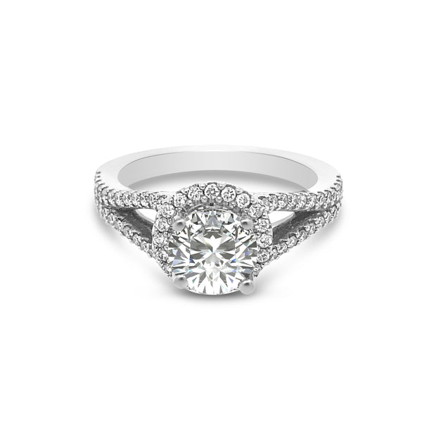 Platinum Engagement Ring by Jeff Cooper
