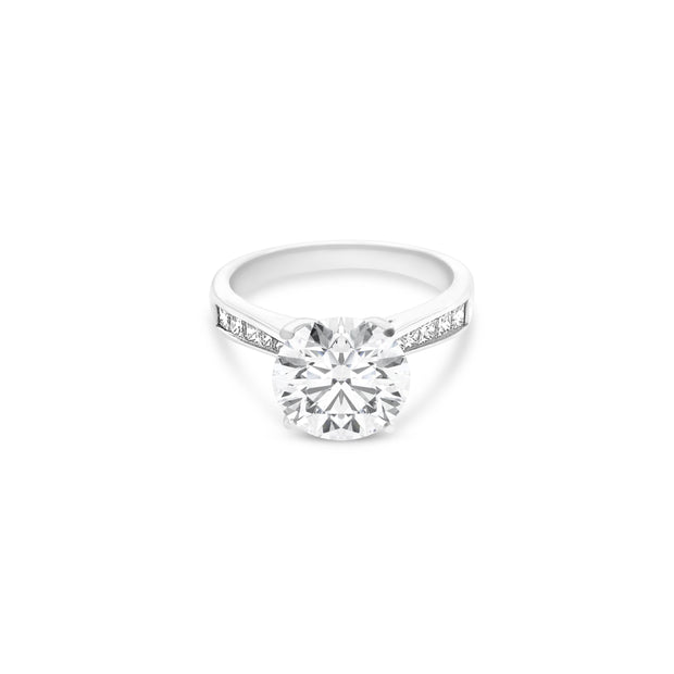 White Gold Engagement Ring by Jeff Cooper