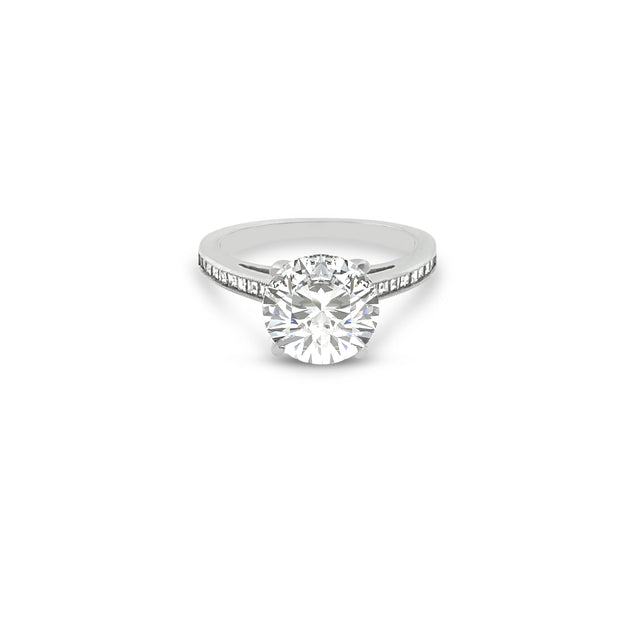 Platinum Engagement Ring by Jeff Cooper