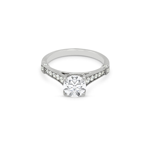 Platinum Engagement Ring by Jeff Cooper