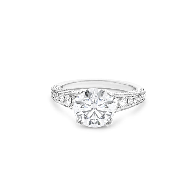 Platinum Engagement Ring by Jeff Cooper