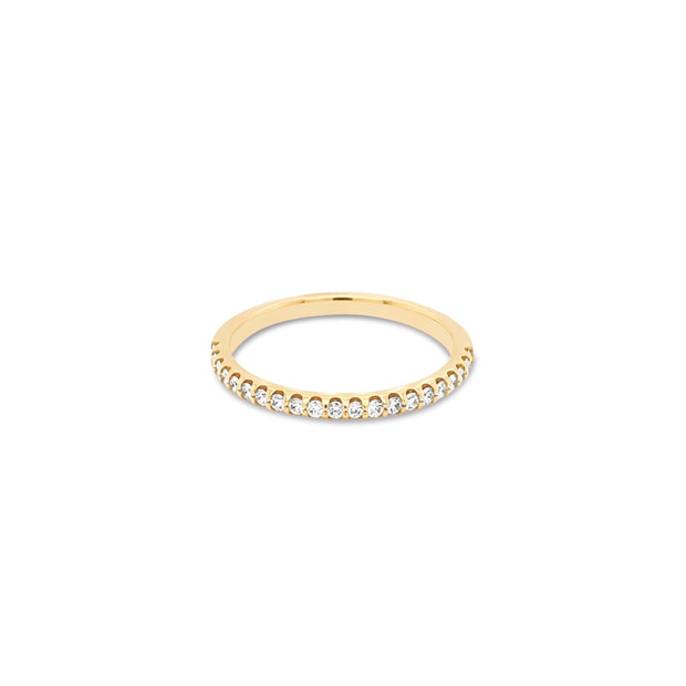 18 Karat Rose Gold and Diamond Band by Memoire