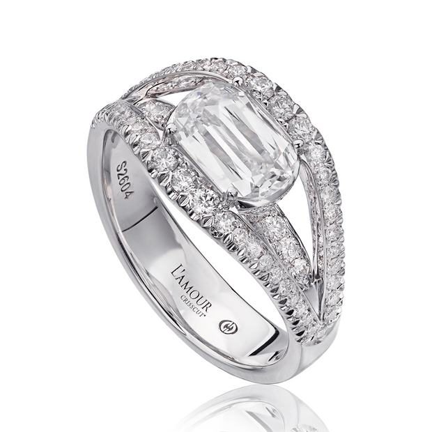 LAmour Crisscut® Diamond Anniversary Ring